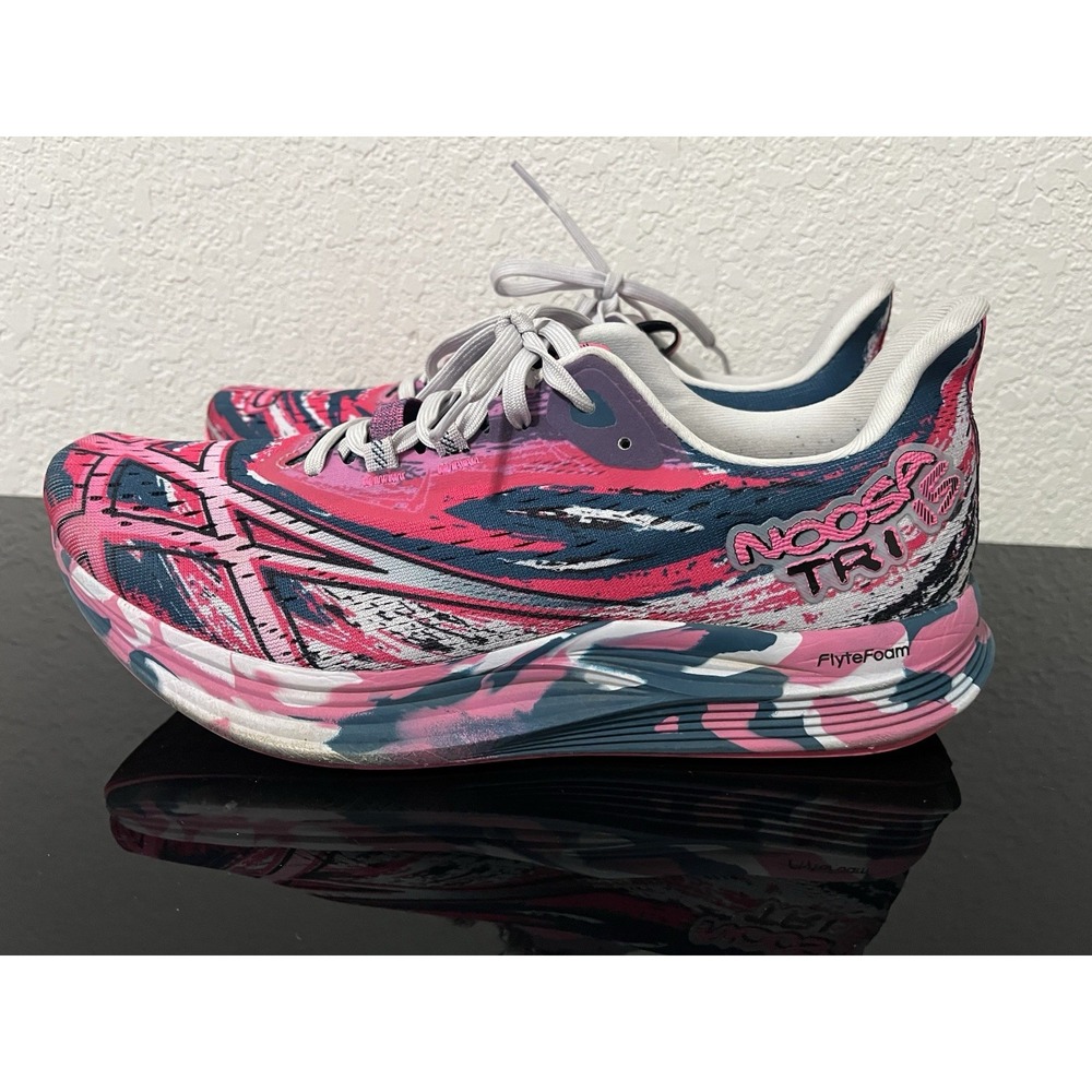ASICS Women's Noosa Tri 15 Avant Garde Pink Restful Teal 1012B429-401 Size 10.5